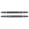 Impact Double-Ended Screwdriver Bits Pozi PZ1 100mm (Pack 2)