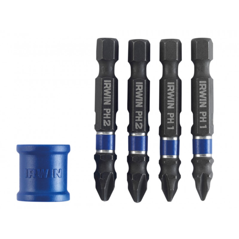 Phillips/Pozidriv Impact Magnetic Screwdriver Bit Set, 5 Piece Phillips/Pozidriv Impact Magnetic Screwdriver Bit Set, 5 Piece