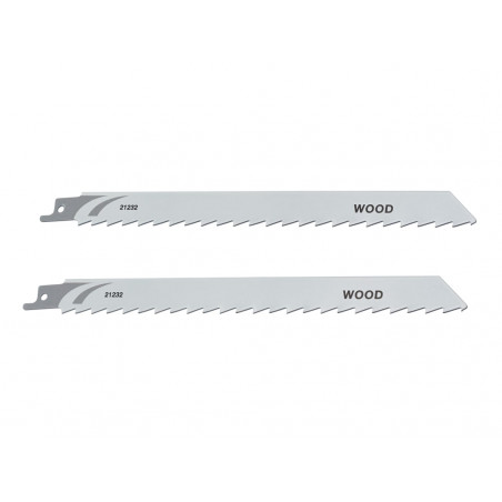 Sabre Saw Blade Coarse Wood Cutting 228mm Pack of 2