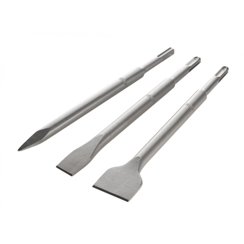 SDS Plus Chisel Set, 3 Piece SDS Plus Chisel Set, 3 Piece