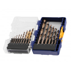HSS Cobalt Drill Bit Set, 15 Piece