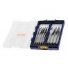 Blue Groove 4X Flat Bit Set, 8 Piece
