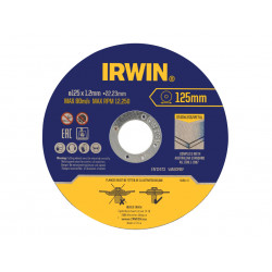 Metal Cutting Disc 125 x 1.2 x 22.2mm Tin of 10