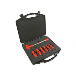 Insulated 1/2in Drive Imperial Torque Wrench Kit, 7 Piece
