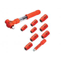 Insulated 1/2in Drive Imperial Torque Wrench Kit, 10 Piece