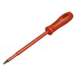 Insulated Slim Slotted Screwdriver 150 x 8mm