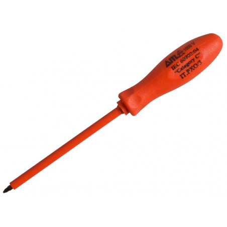 Insulated Screwdriver Pozi No.0 x 75mm (3in)
