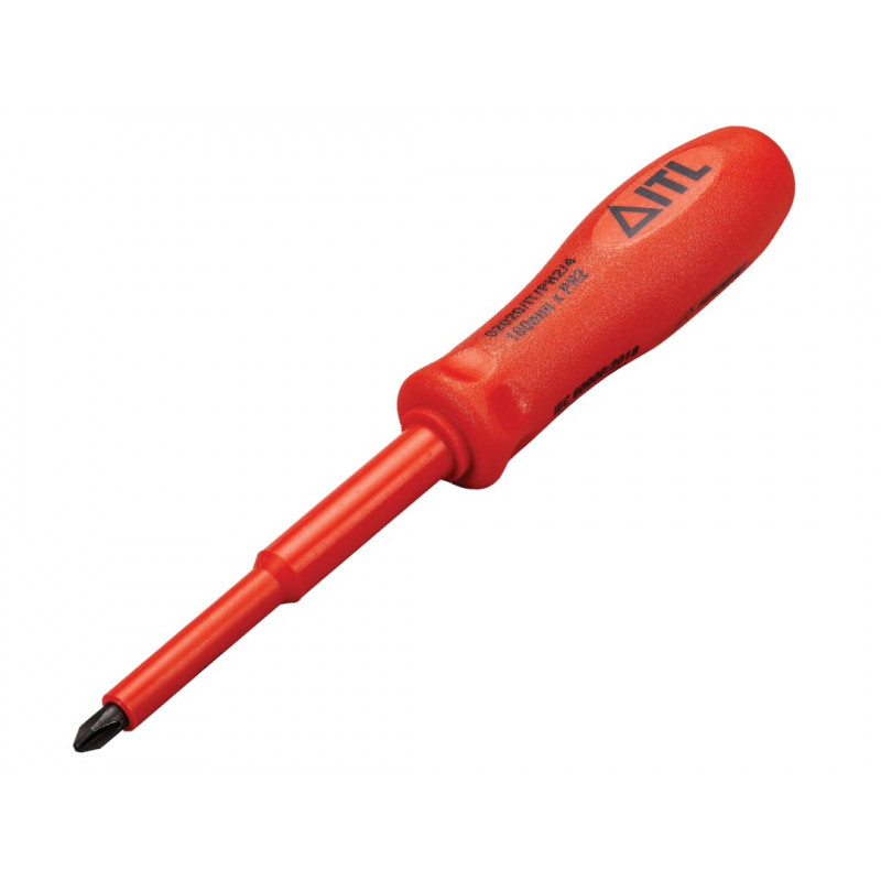 Insulated Screwdriver Phillips No.2 x 100mm (4in) Insulated Screwdriver Phillips No.2 x 100mm (4in)