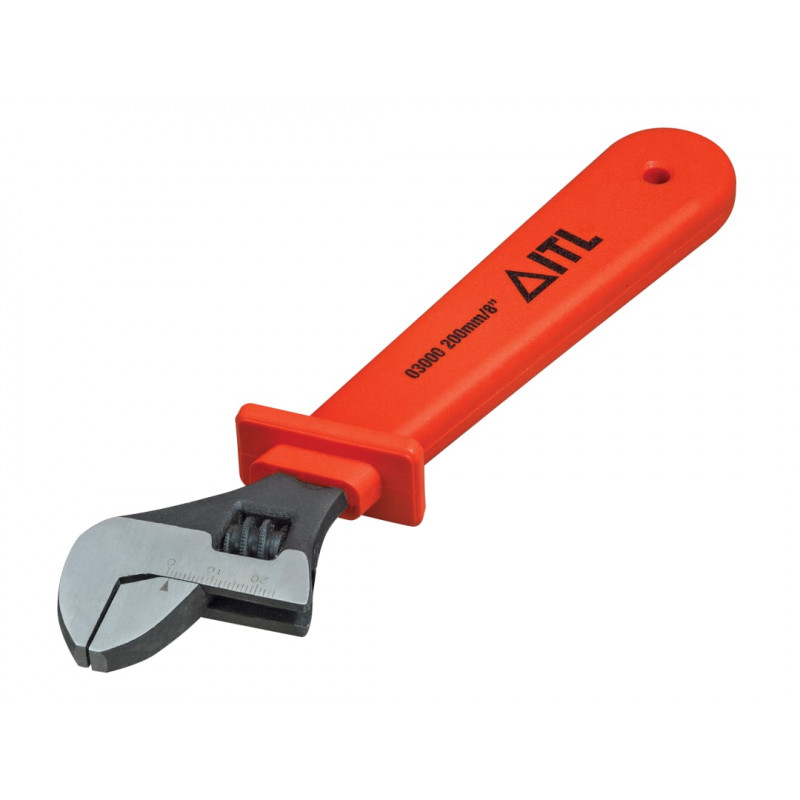 Insulated Adjustable Wrench 200mm (8in) Insulated Adjustable Wrench 200mm (8in)