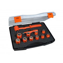 Insulated 3/8in Drive Socket Set, 12 Piece