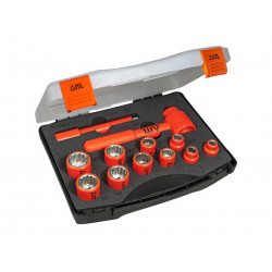 Insulated 3/8in Drive Socket Set, 12 Piece