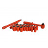 Insulated Socket Set of 19 1/2in Drive