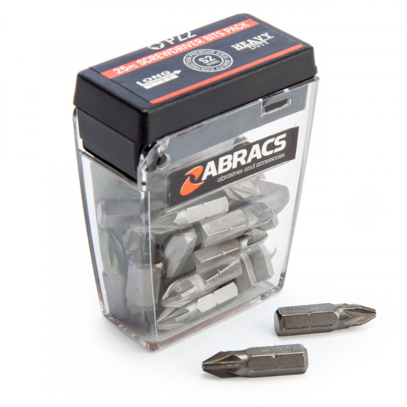 Abracs PZ225 Expert Screwdriver Bit PZ2 × 25mm (Pack of 25) Abracs PZ225 Expert Screwdriver Bit PZ2 × 25mm (Pack of 25)