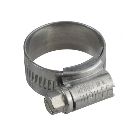 0X Zinc Protected Hose Clip 18 - 25mm (3/4 - 1in)