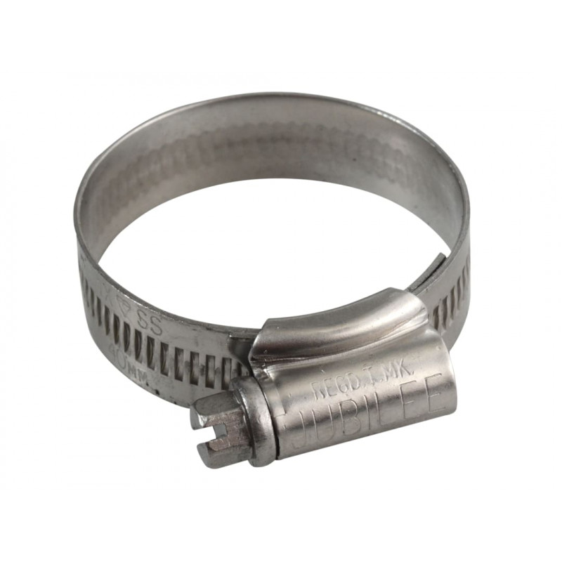 1X Stainless Steel Hose Clip 30 - 40mm (1.1/8 - 1.5/8in) 1X Stainless Steel Hose Clip 30 - 40mm (1.1/8 - 1.5/8in)