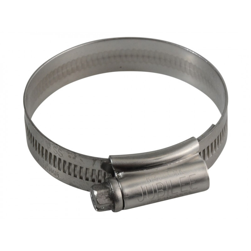2 Stainless Steel Hose Clip 40 - 55mm (1.5/8 - 2.1/8in)