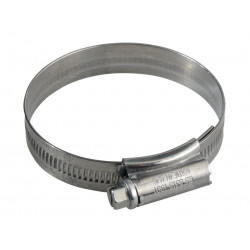 2X Zinc Protected Hose Clip 45 - 60mm (1.3/4 - 2.3/8in)