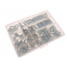 Workshop Pack 143 Assorted Hose Clips (Mild Steel)