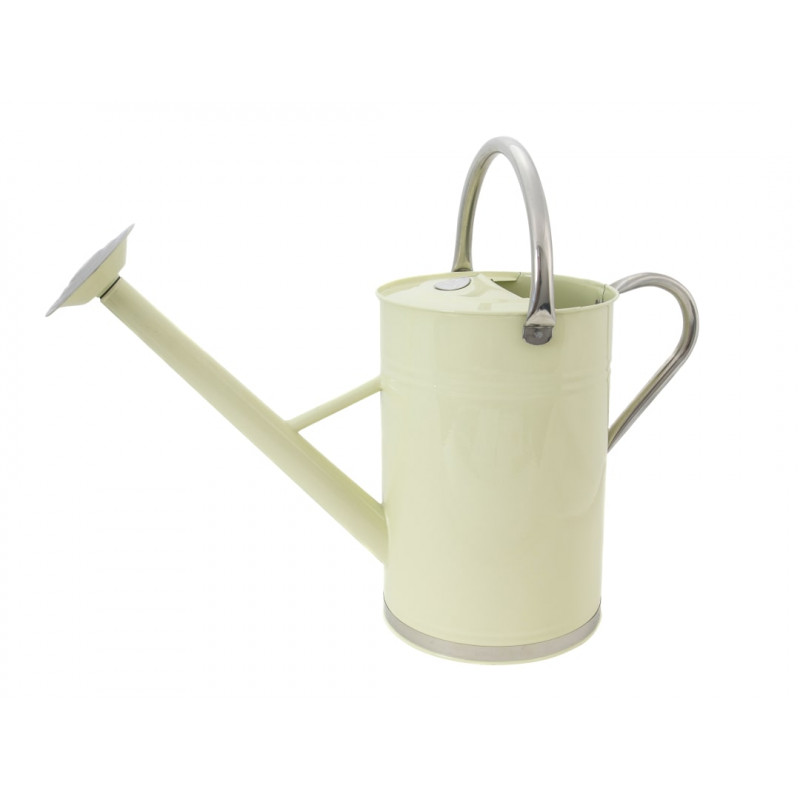 Metal Watering Can Vintage Cream 9 litre Metal Watering Can Vintage Cream 9 litre