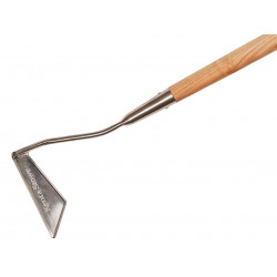 Stainless Steel Long Handled 3-Edged Hoe, FSC®
