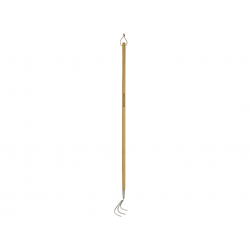 Stainless Steel Long Handled 3-Prong Cultivator, FSC®