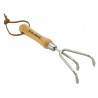 Stainless Steel Hand 3-Prong Cultivator, FSC®