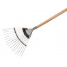 Stainless Steel Garden Life Lawn Rake, FSC®