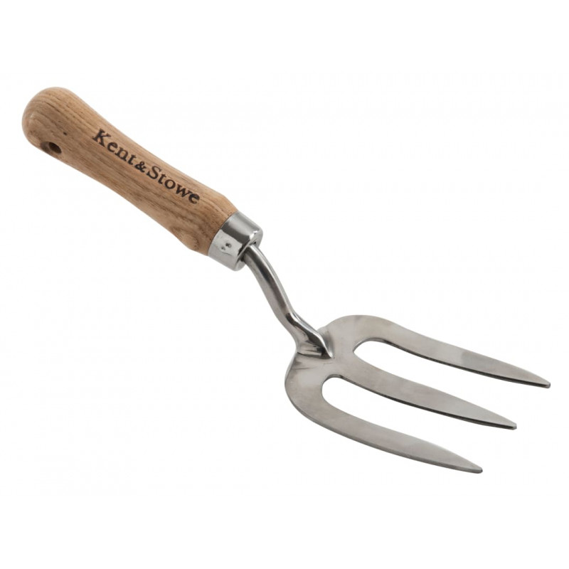 Stainless Steel Garden Life Hand Fork, FSC® Stainless Steel Garden Life Hand Fork, FSC®