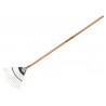 Stainless Steel Garden Life Lawn Rake, FSC®