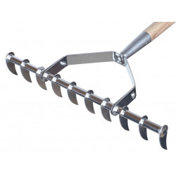 Stainless Steel Long Handled Scarifying Rake, FSC®