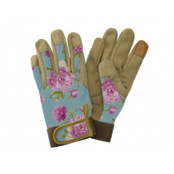 Aqua Peony Premium Comfort Gloves - Ladies Medium