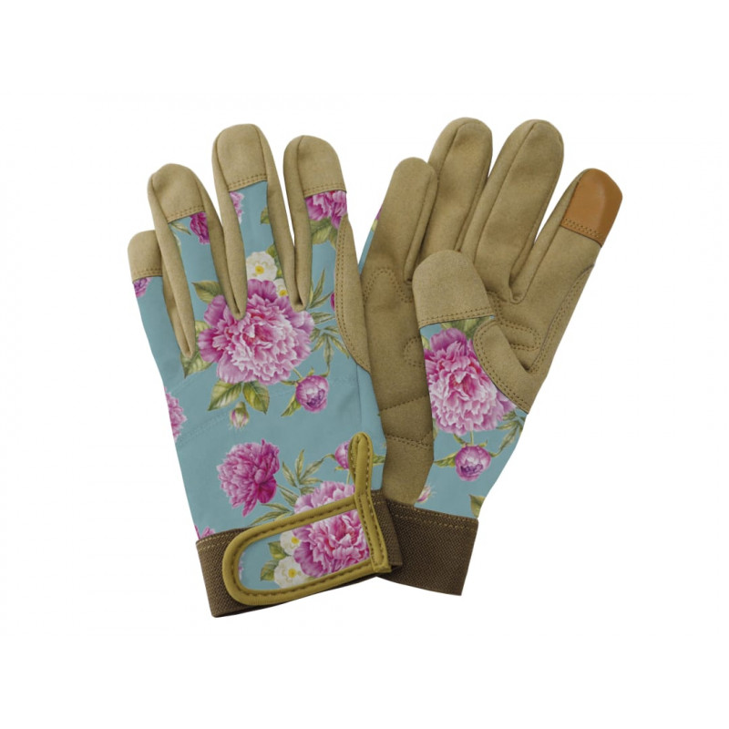 Aqua Peony Premium Comfort Gloves - Ladies Medium Aqua Peony Premium Comfort Gloves - Ladies Medium