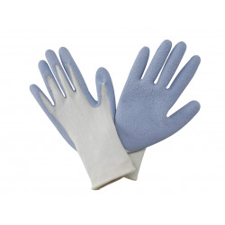 Natural Bamboo Gloves Light Blue -  Ladies Small