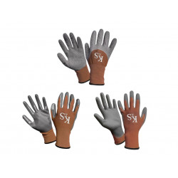 Kent & Stowe 70105487 Multi-Task Gloves - Large, Triple Pack