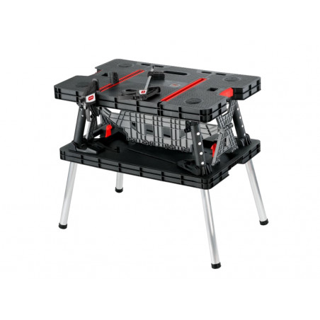 Keter 237005 Folding Work Table with Clamps