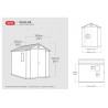Keter 252004 Darwin Shed Brown 6 x 8ft