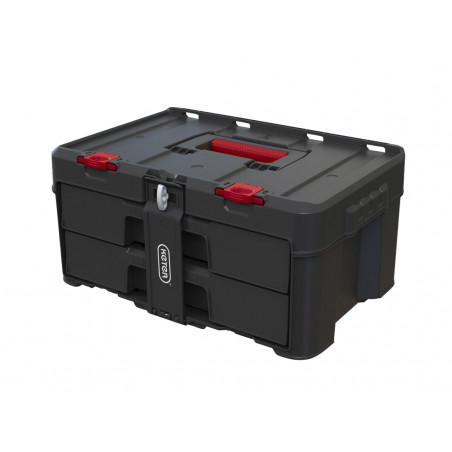 Keter 253384 Stack N Roll 2-Drawer Unit