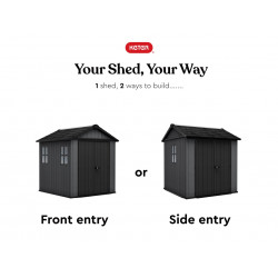 Keter 260263 Newton Plus Shed 7.5 x 7ft