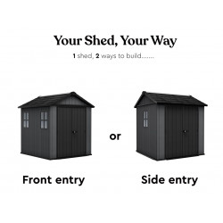 Keter 260264 Newton Plus Shed 7 x 7.5ft