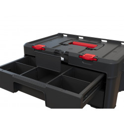 Keter 253384 Stack N Roll 2-Drawer Unit