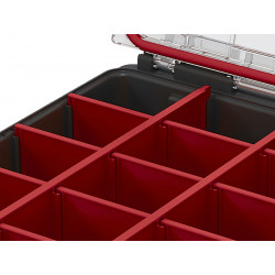 Keter 253381 Stack N Roll Half Footprint Organiser