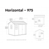 Keter 259689 Newton Plus Shed 9.5 x 7ft