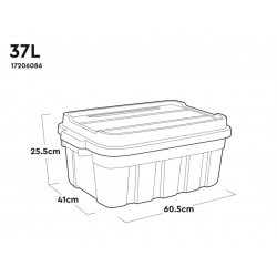 Keter 257324 Tuff Tote 37 litre