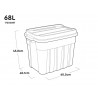 Keter 257325 Tuff Tote 68 litre