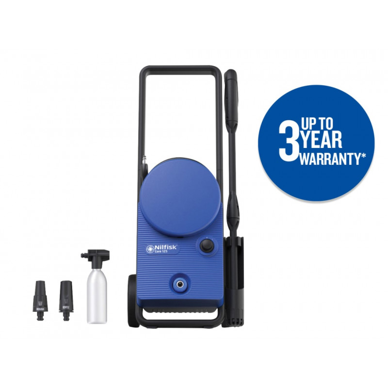 Nilfisk 128471283 CORE 125 Pressure Washer 125 bar 240V Nilfisk 128471283 CORE 125 Pressure Washer 125 bar 240V