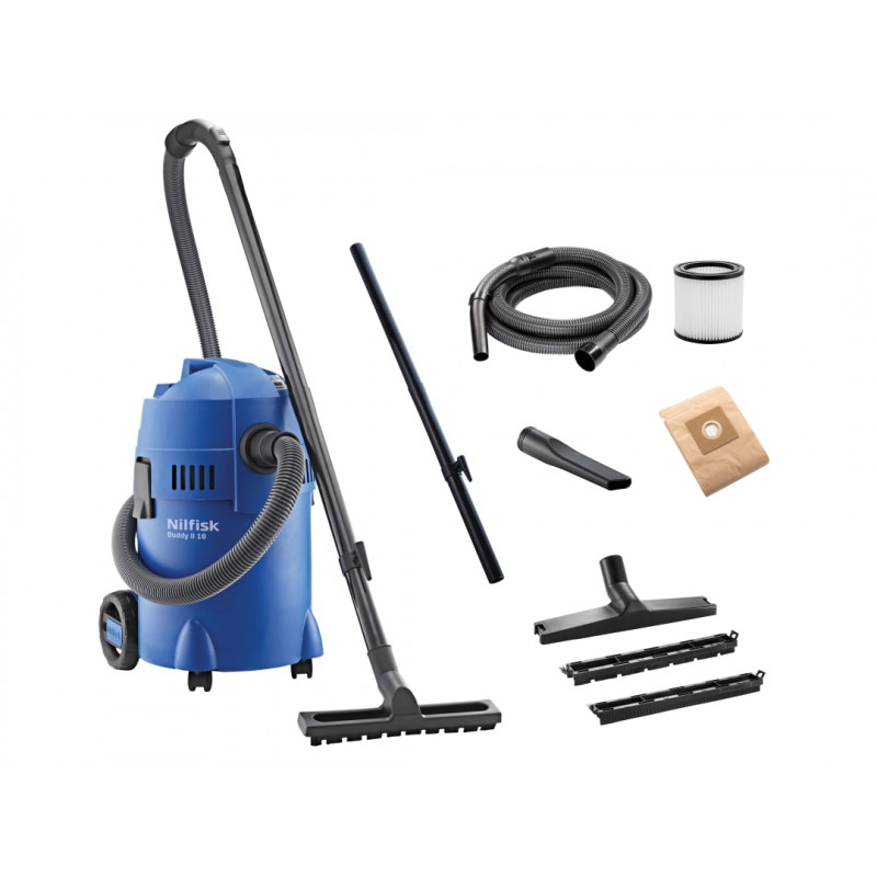 Nilfisk 18451125 Buddy II Wet & Dry Vacuum & Blow Function 18 litre 1200W 240V Nilfisk 18451125 Buddy II Wet & Dry Vacuum & Blow Function 18 litre 1200W 240V
