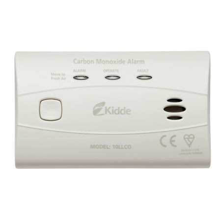 Kidde K10LLCO 10LLCO 10-Year Sealed Battery Carbon Monoxide Alarm