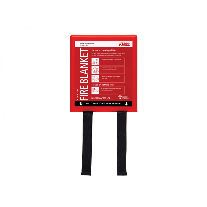 Kidde FB1 Fire Blanket 1.1 x 1.1m Kidde FB1 Fire Blanket 1.1 x 1.1m