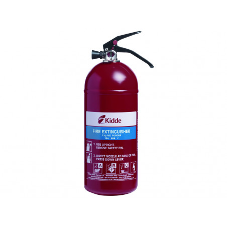Kidde KSPD2G Fire Extinguisher Multipurpose 2.0kg ABC