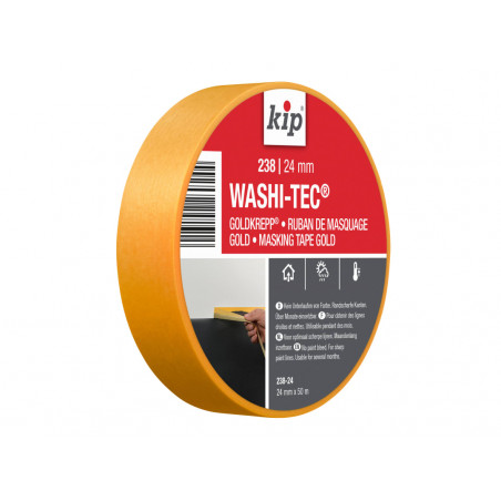 KIP® 222602 238 Premium WASHI-TEC® Masking Tape 24mm x 50m